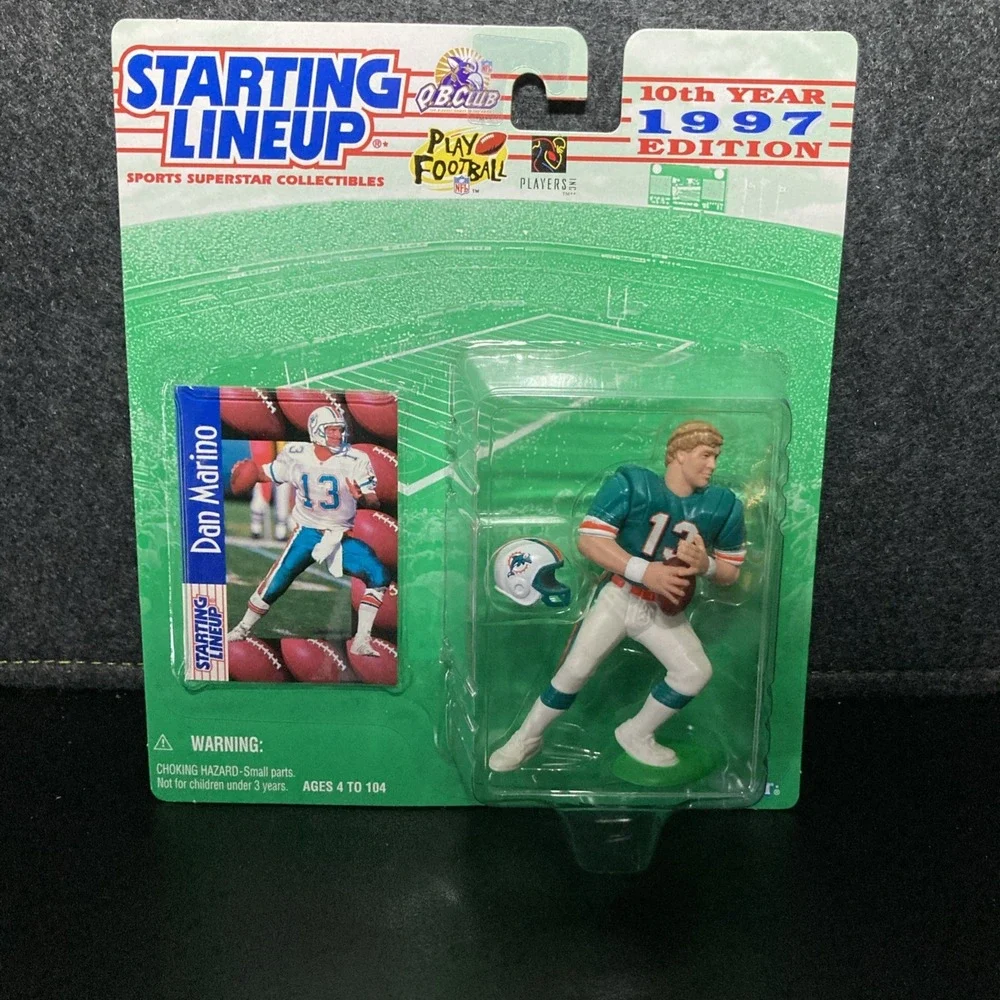 2 - 1997 Dan‎ Marino Starting Lineup Dolphins Bob Griese Classic Double NFL